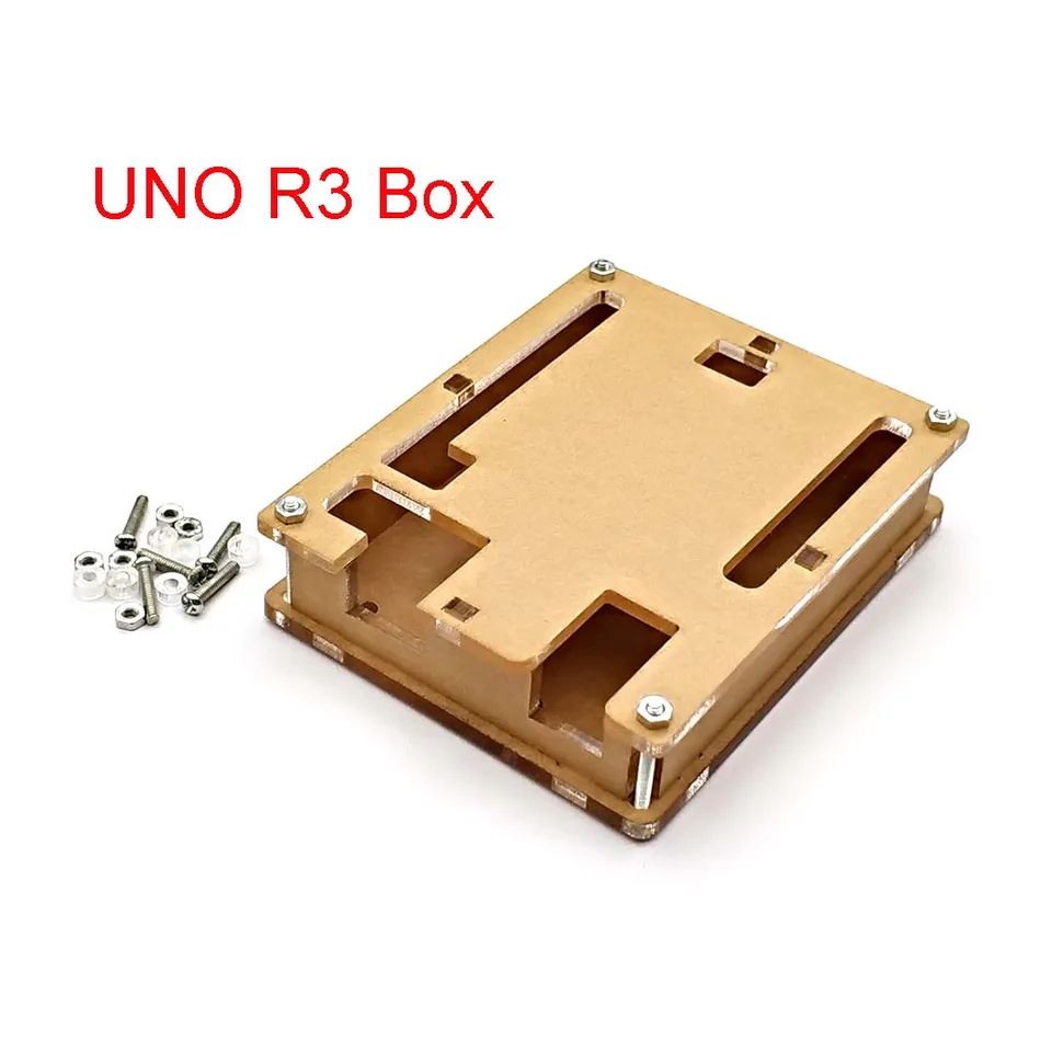UNO R3 Kryt Transparentné akrylové skrinka číry kryt kompatibilný pre puzdro Arduino uno R3