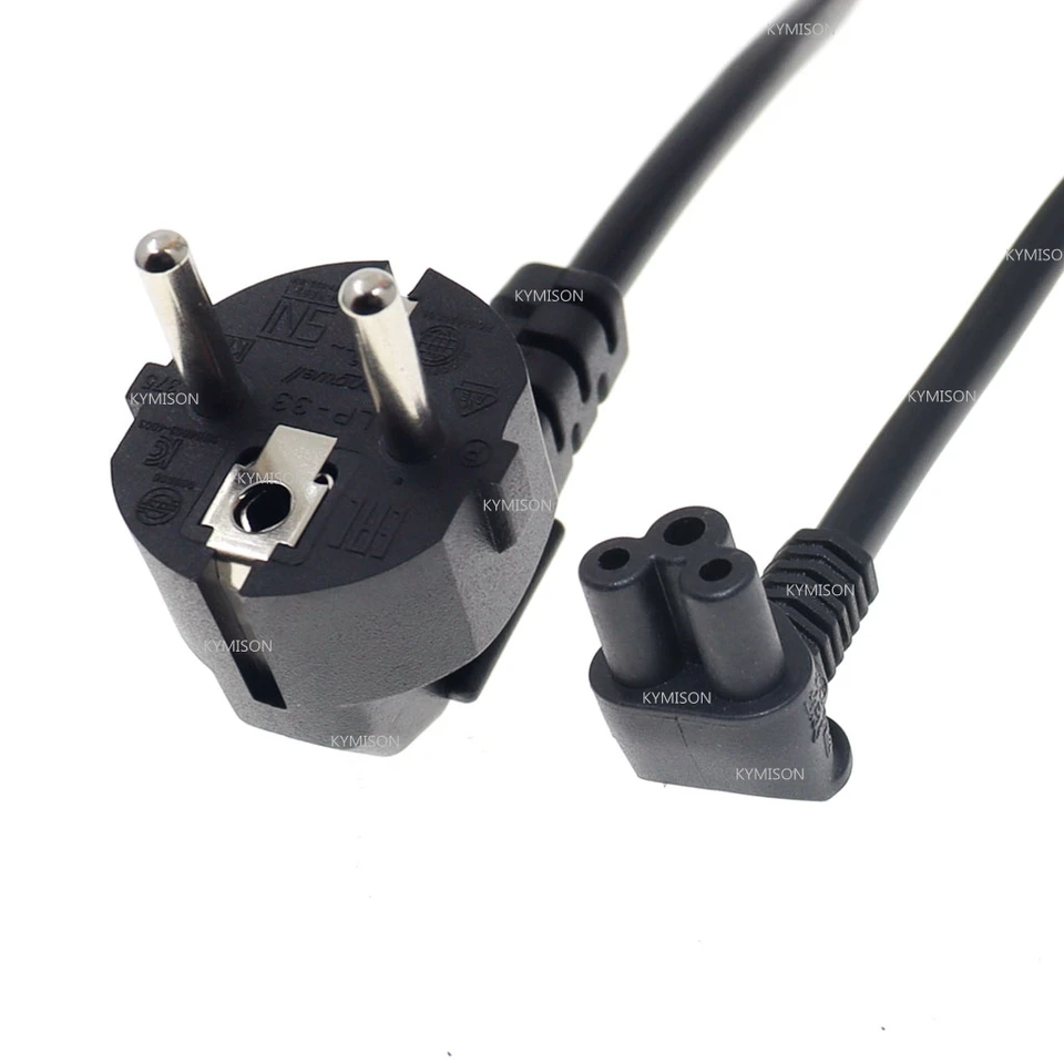 UP uhled IEC 60320 C5 až EÚ 2 hrotový zástrčkový prenosný vodičný kábel PC Monitor PC Monitor Nemecko predlžovací kábel adaptéra 1,5 m 5 stôp