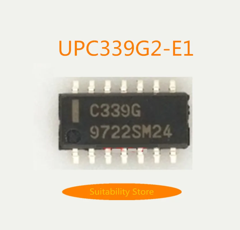 UPC339G2-E1 339G2 339G2-E1 Tlačená obrazovka C339G SOP-14 Chip IC, úplne nový originálny