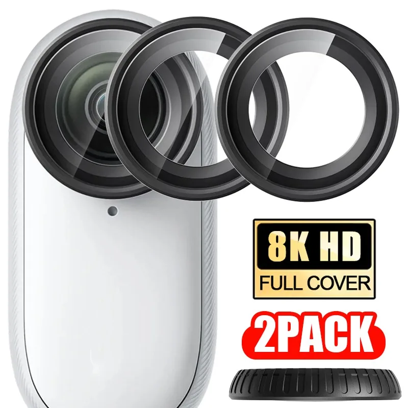 Upgradujte ochranné obaly objektívu fotoaparátu pre Insta360 go 3s temperované sklenené filmy Camera strážna akcia Videokamery Príslušenstvo