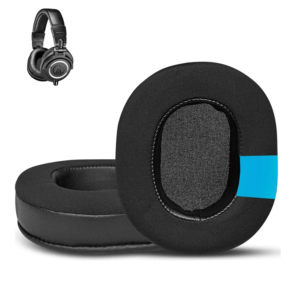 Upgradujte uši M50X, výmenu uší chladiaci gél pre audio techniku ​​ATH-M50X/M40X, Hyperx Cloud 2/Cloud Alpha slúchadlá