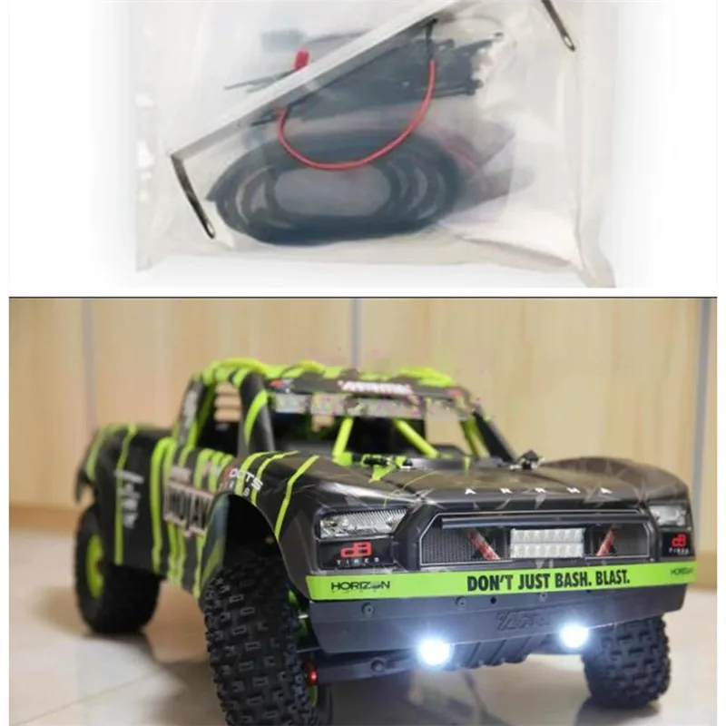 Upravené LED svetlo svetlo svetlo BRZDE LIGHT pre ARRMA 1/7