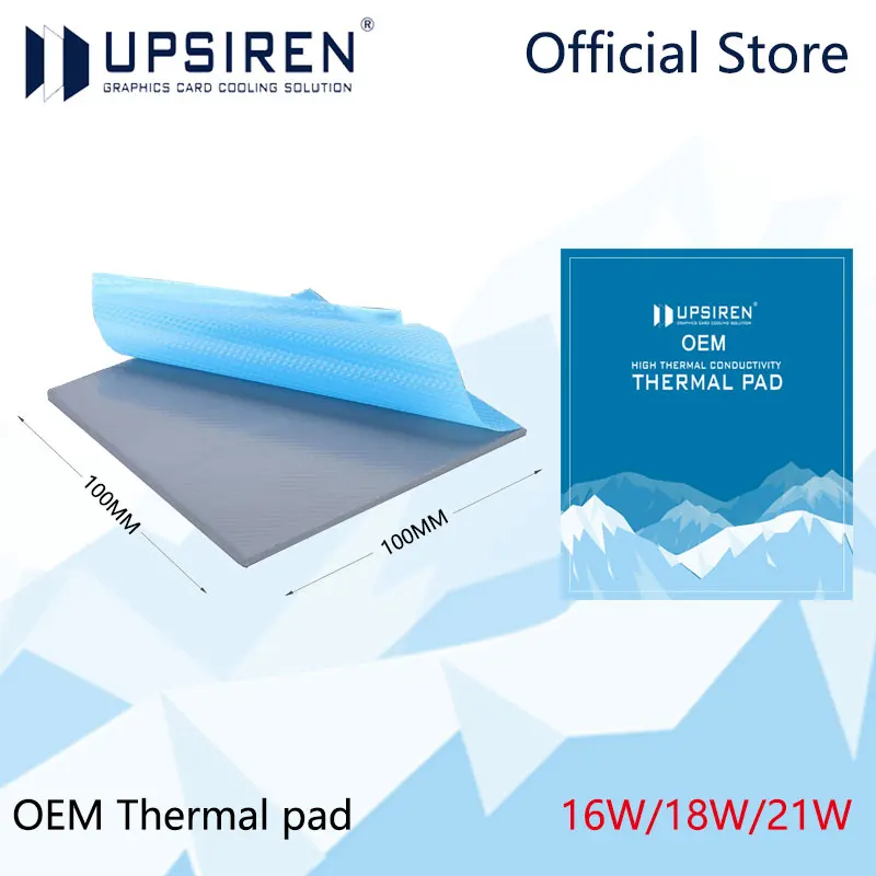 UPSIRN OEM Thermal podložka Silikónová omietka Tepelná podložka CPU GPU CARD CARD CODERA MAT