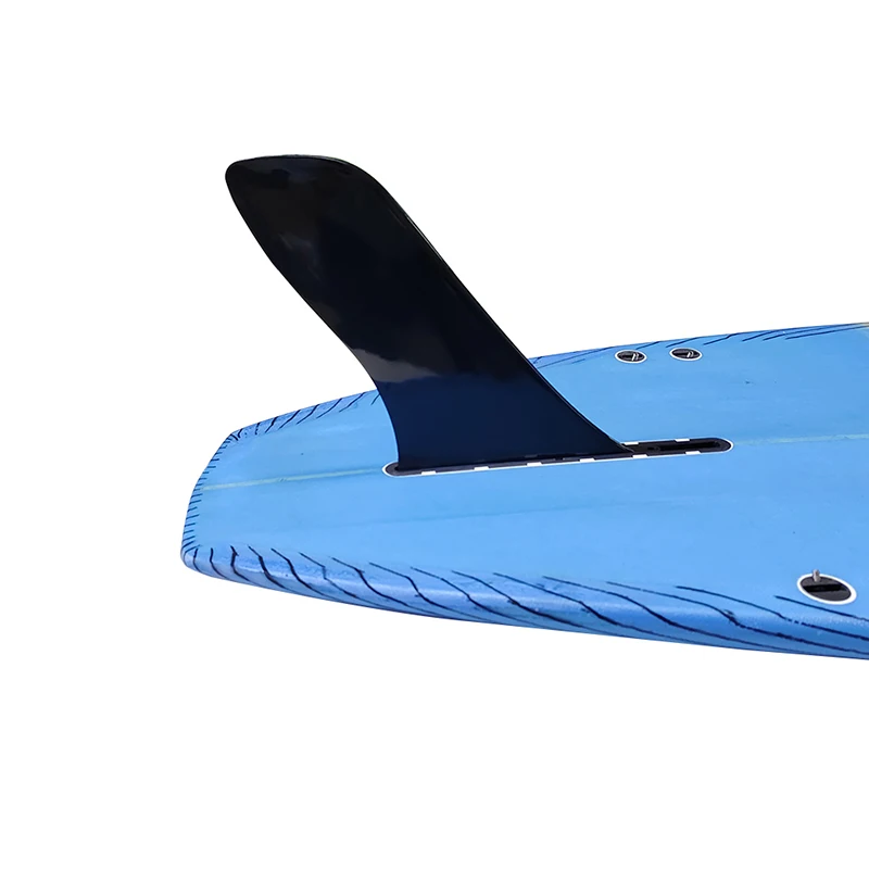 UPSURF Longboard plutva 9 palcov NYLON PLASTOVÁ SPRAVA SURF SURPBOARD COUNT BLACK Color SUP FIN Paddle surfovanie