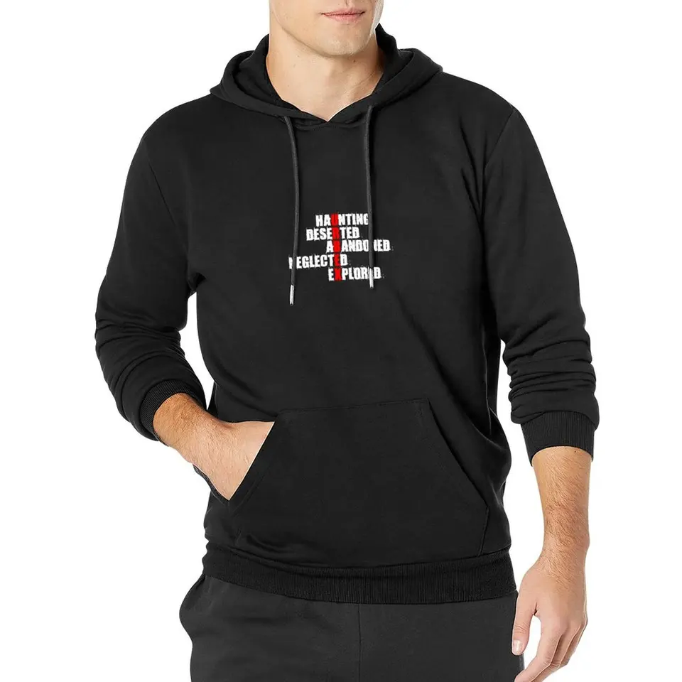 URBEX - Urban Explorer (biele písmo) Pullover mikina pánsky dizajnérsky oblečenie pánske oblečenie Men
