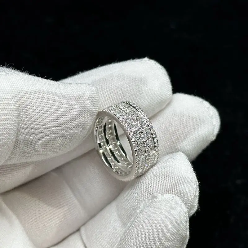 Uropean a americká móda D-Color Mosang Diamond T-Tvar