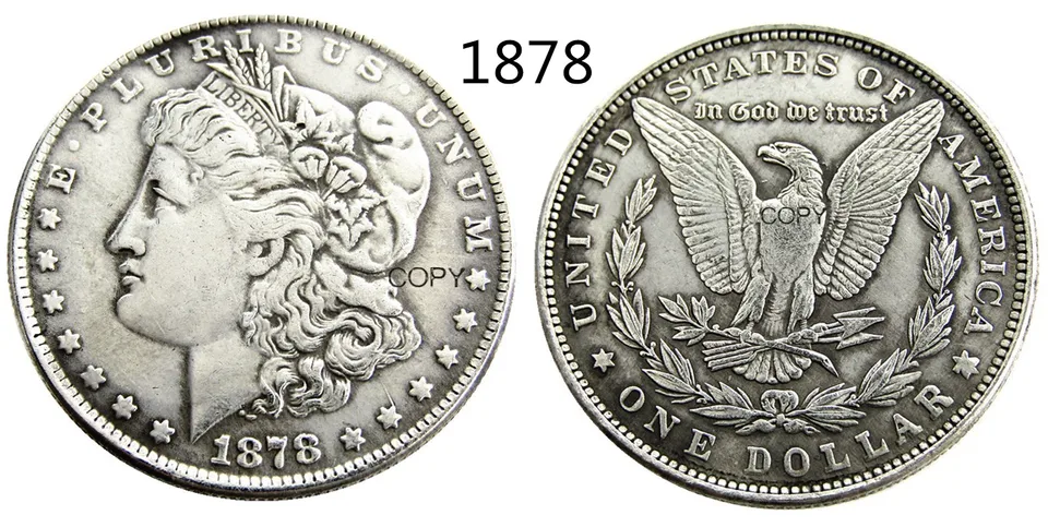US Coins 1879 PS-CC-O Morgan Dollar Copy Coin