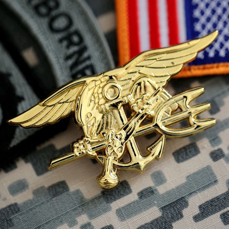 US Námorné tesnenie kovové odznaky Pletenie orla špendlíka medaila USA brošňový špendlík