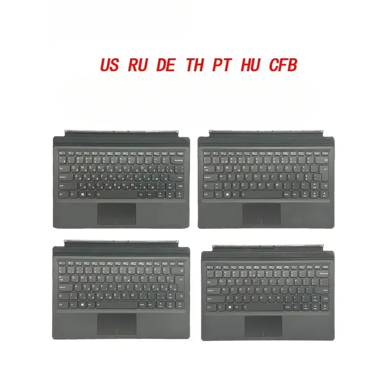 US Ru de th Pt Hu Cfb Prenosná mini základňa folia puzdro podsvietená klávesnica pre Lenovo Miix 510 -12ikb tableta 5N20M13908 5N20N21116