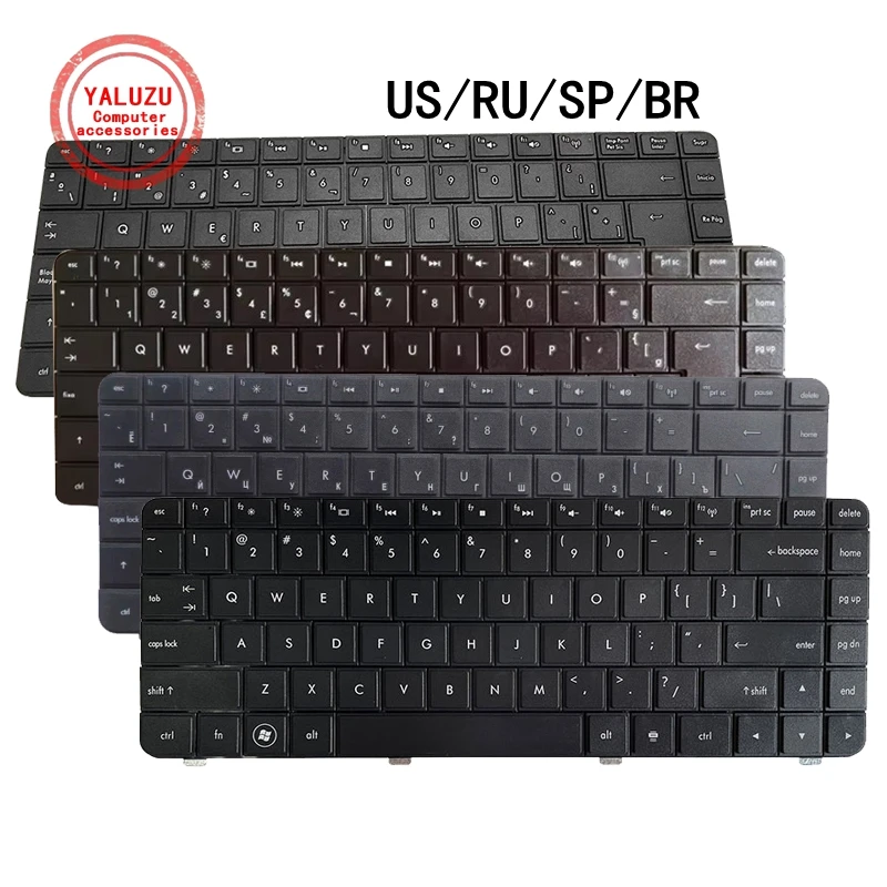 US/RU/SP/BR English/Russian/Španielsko/brazílska klávesnica pre notebook pre HP G42 CQ42 CQ42-100 CQ42-200