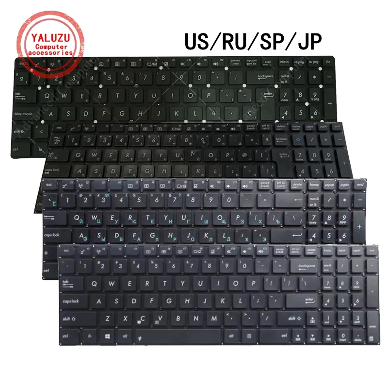 US/RU/SP/JP English Nový prenosný klávesnica pre ASUS K56 K56C K56CA K56CB K56CM R505 A56C S56C S550C S500CB