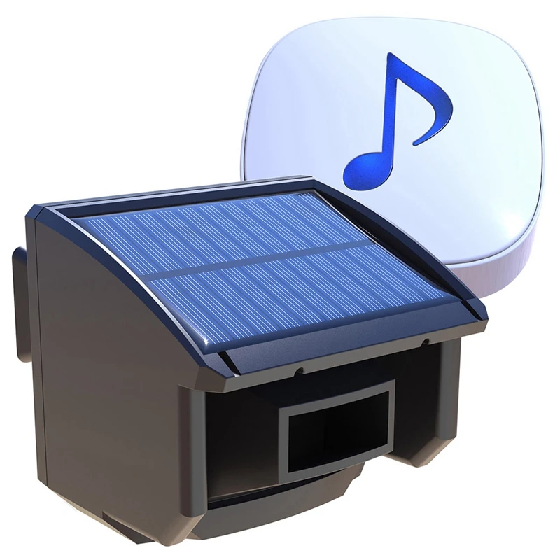 US Solar Alarch Alarm System 1/4 míľ prevodovky Range Range odolný voči poveternostným snímačom detektorov detektora pohybu zabezpečenie výstrahy