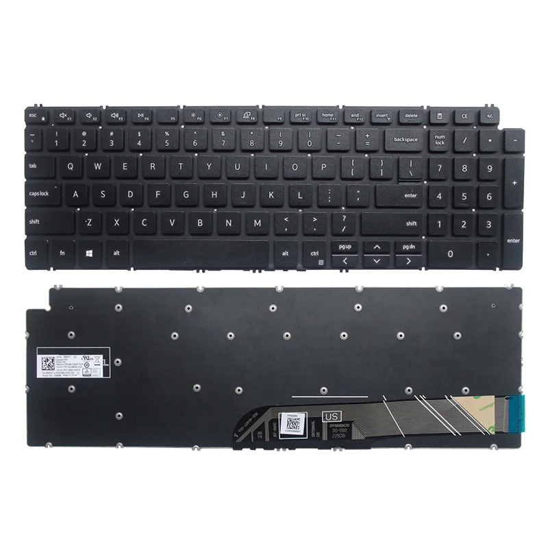 US/SP/RU/BR prenosný klávesnica pre Dell 5508 5580 3500 Latitude 3510 P102F