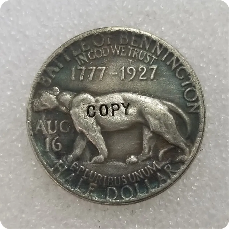 USA 1927 Vermont Pamätné sprostredkovateľské kópiu Pamätné mince Mince Mince zberateľské mince zberateľské mince