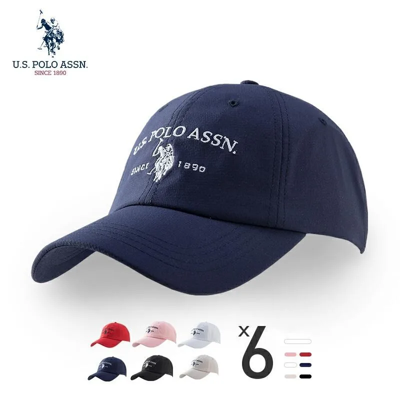 USA Polo Assn. Milenci baseball móda móda Nový ľahký priedušný rýchlo sa vyschnutý trend mužov a dámsky klobúk slnečný klobúk