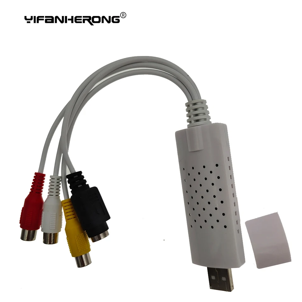 USB 2.0 Video Capture Grabber Card Audio Adapter USB pre VHS Box VHS DVD VCR TV pre digitálny prevodník pre Windows 7 8 10