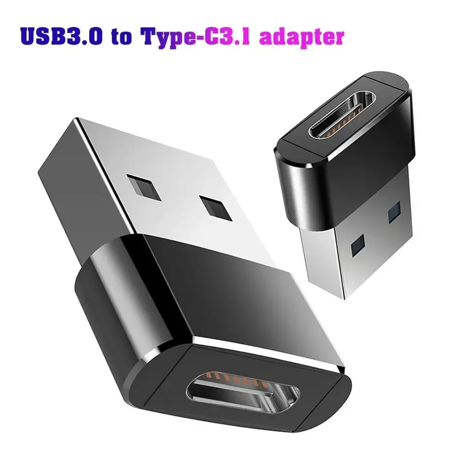 USB 3.0 Typ Muž na USB 3.1 Typ C Adaptér prevodníka konektora konektora typu C USB Štandardný prenos údajov nabíjania