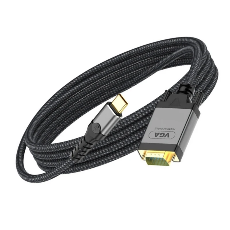 USB 3.1 Typ C do VGA Adapter Cable High Jasne Prenos pripojenia videa