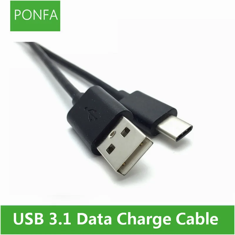 USB 3.1 Typ C Kábel USB-C Type-C Rýchle nabíjacie kábel USB 3.1 Dáta synchronizátor nabíjacieho kábla Čierna a biela 0,2 m/1m/2m/3m
