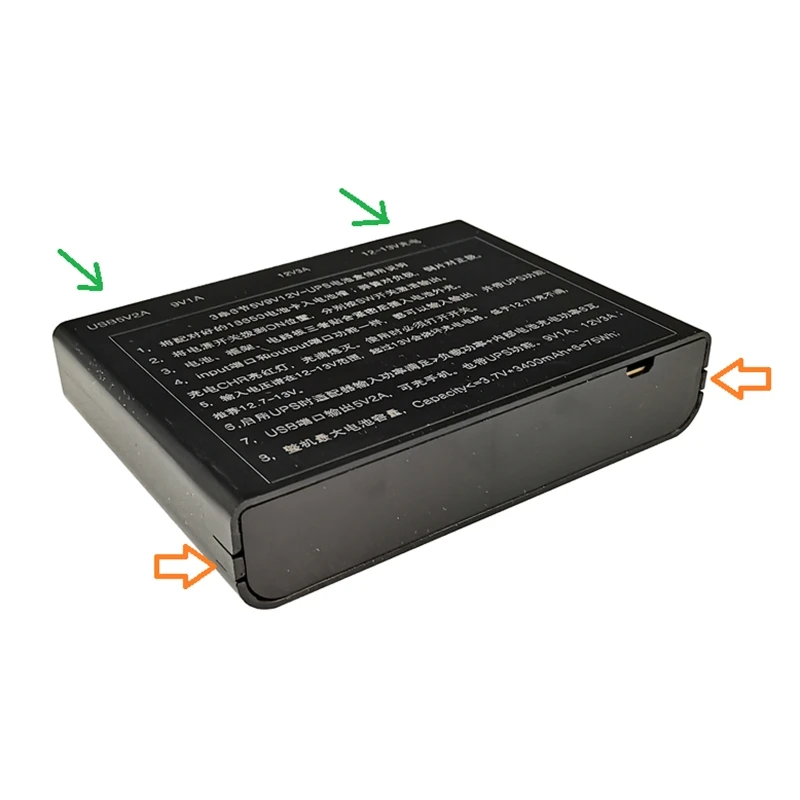 USB 5V 9V 12V Výstupné DIY 18650 BATTERSKÉ ZAMESTNANIE PREVÁDZKA PRE DVR Wireless Router Modem MOBILNÝ PLYT LED a DROP DOPRAVA