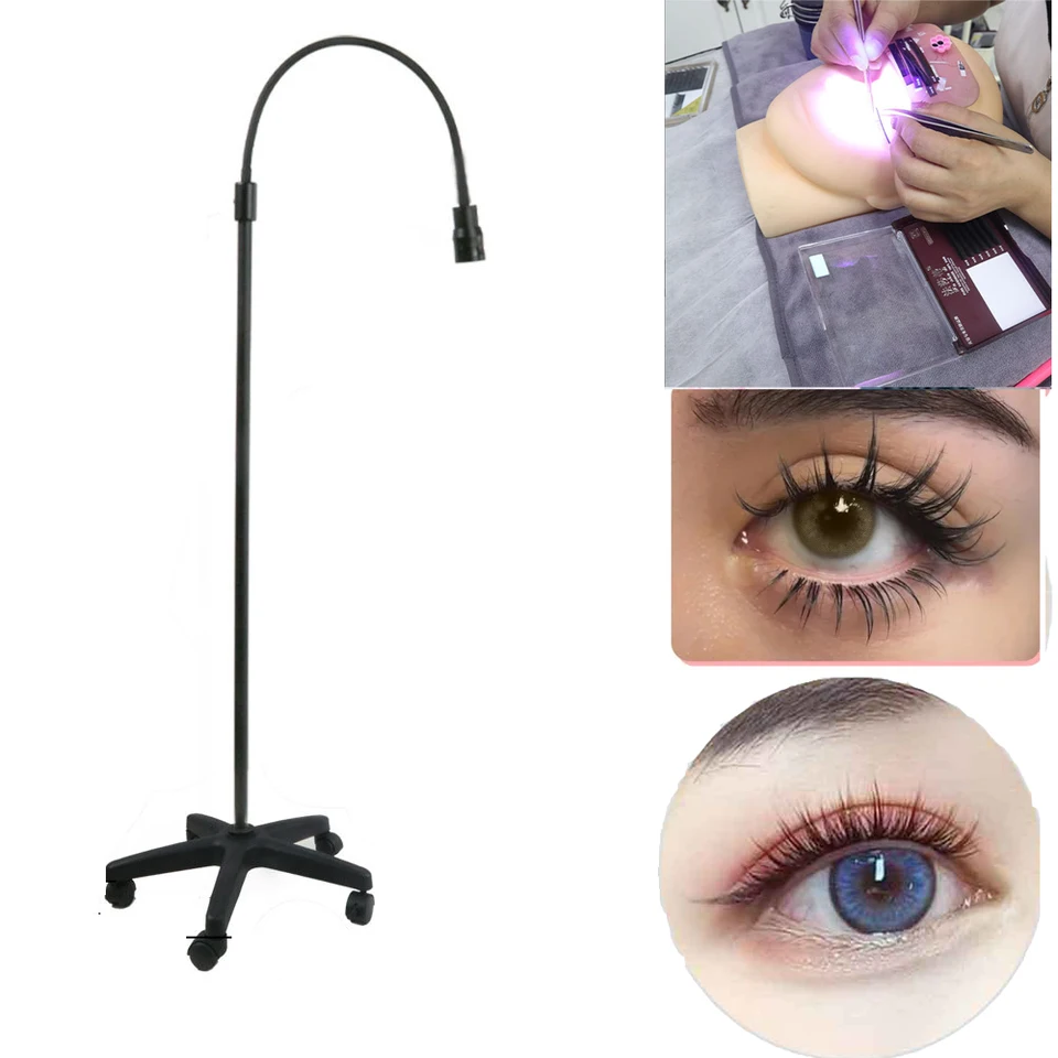 USB 5W LED Purpurové svetlo UV riasy kozmetické lepidlo na nechty rýchle vytvrdzovanie falošné riasy