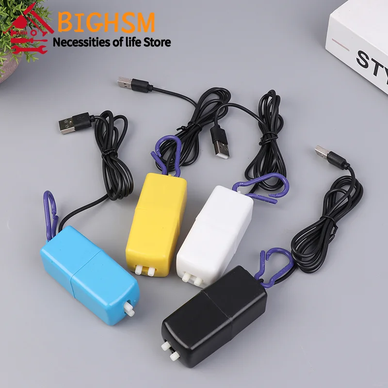 USB akvárium filtra prenosné mini vzduchové čerpadlo Kysták kyslíka s vzduchovým kameňom tiché vysoko energeticky efektívne rybolovné príslušenstvo