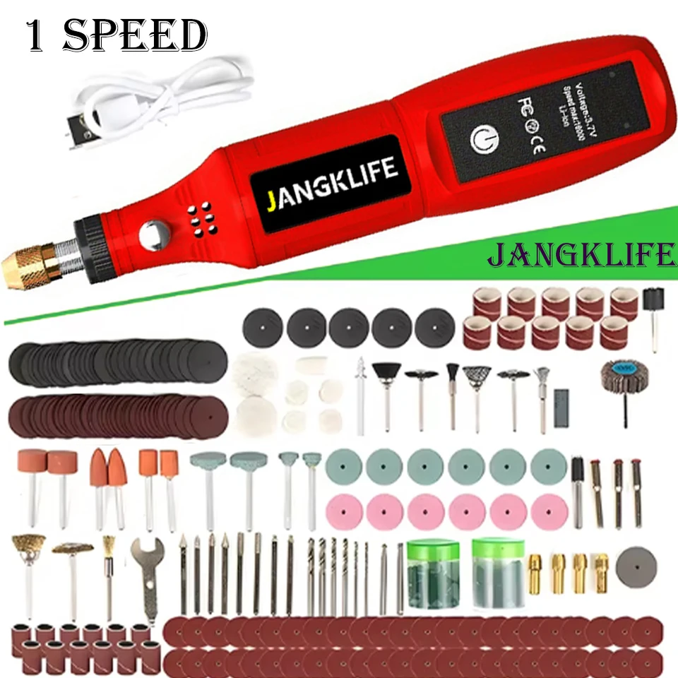 USB bezdrôtový rotačný náradie Woodworking Gravírovanie pera DIY pre šperky kovové sklo