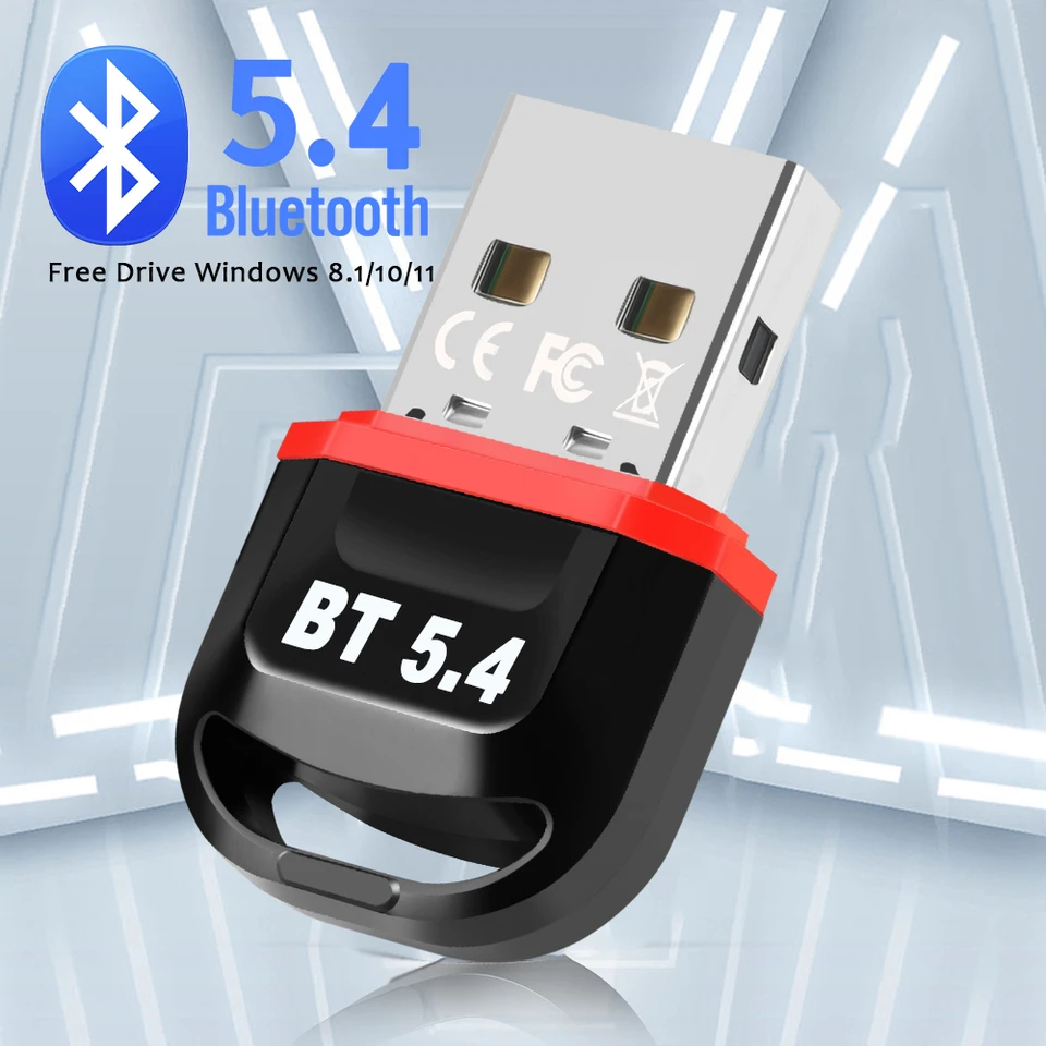 USB Bluetooth 5.4 Dongle Adapter pre vysielač audio prijímača Hudobného prijímača Mouse.
