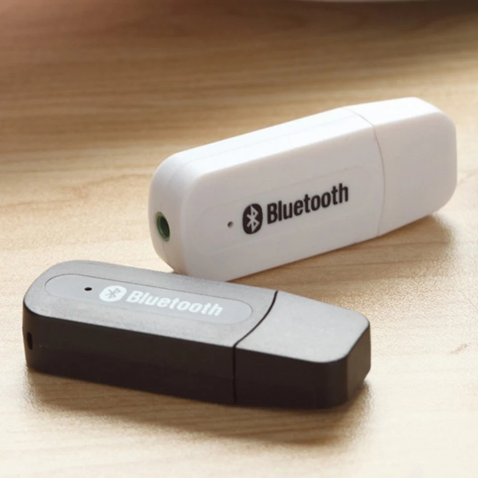 USB Bluetooth kompatibilný adaptér Dongle 3,5 mm Aux Wireless Music Audio Perieter pre iPhone počítačový reproduktor