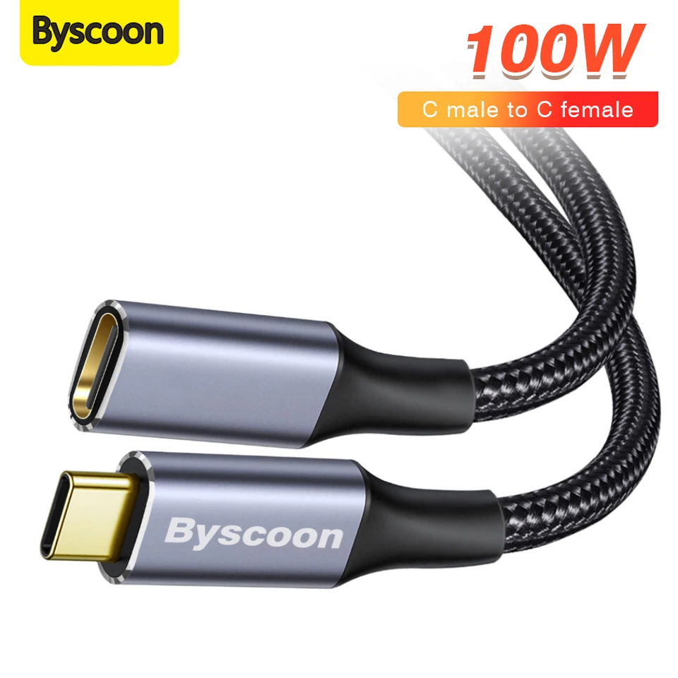USB C 3.1 Gen2 10 Gbps predlžovací kábel typ C až C PD 100W QC4.0 3.0 5A Rýchle nabíjacie kábel pre MacBook Pro 4K 60 Hz Video kábel