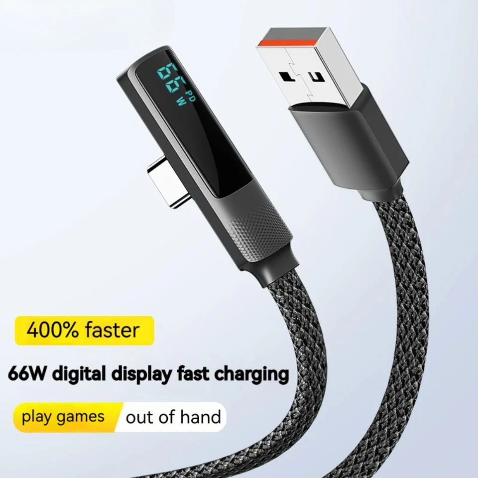 USB C 66W C až C 100W lakte USB až C 27W 6A DIGITÁLNY DATICKÝ KABEL PRE VIAC Mobilný telefón