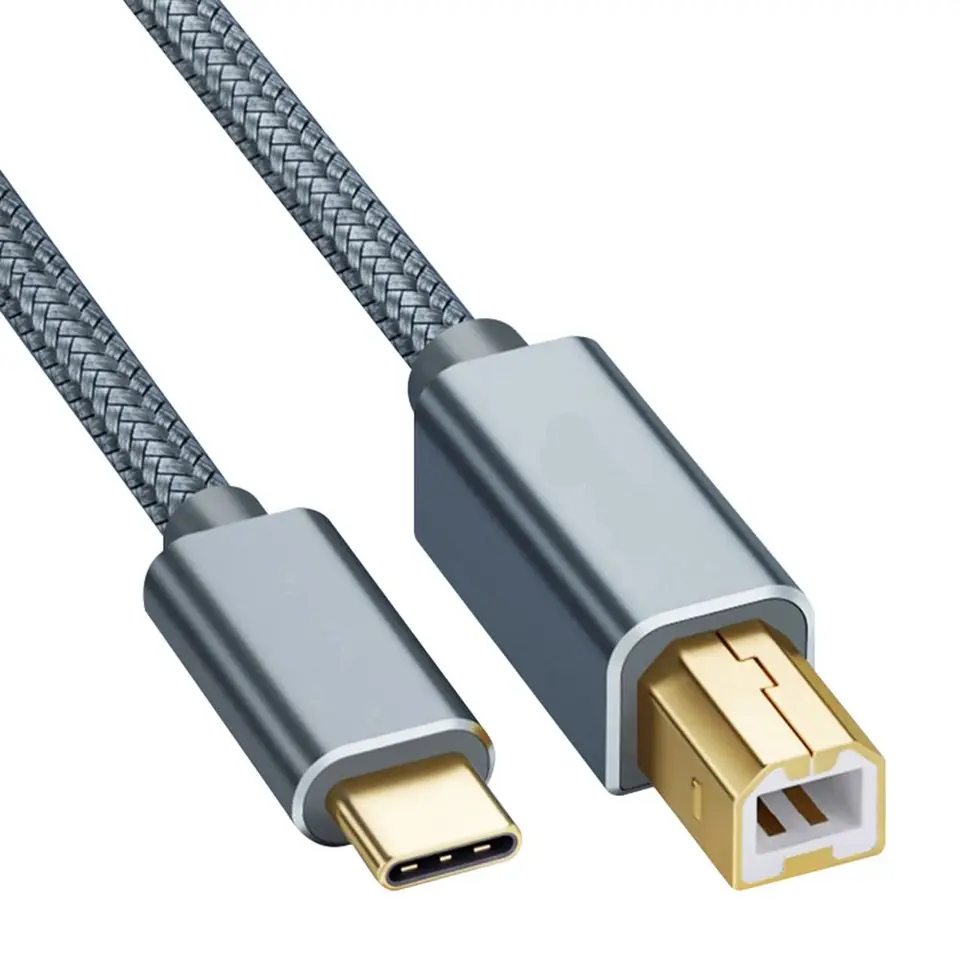 USB C až USB B 2.0 TLAČKA KABELOVANÝ KABUROVÝ PREPORNÍK PREPORNÍK PREPONÁVKA PREPOJENIE PRE EPSON HP BROTHER HUAWEI XIAOMI