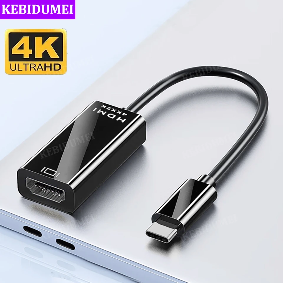 USB C HDMI Kábel typu C až HDMI 4K Adaptér USB C USB 3.1 Muž do HDTV Ženský kábel prevodníka pre notebook TABLET TV TV MacBook Pro