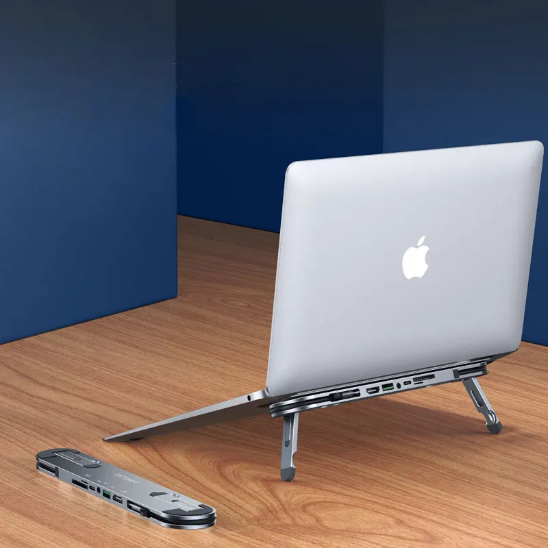 USB C HUB 3.1 Dokovacia stanica typu C USB C TO HDMI TF/SD CARD READER PD 100W AUDIO pre MacBook Huawei Matebook Stand
