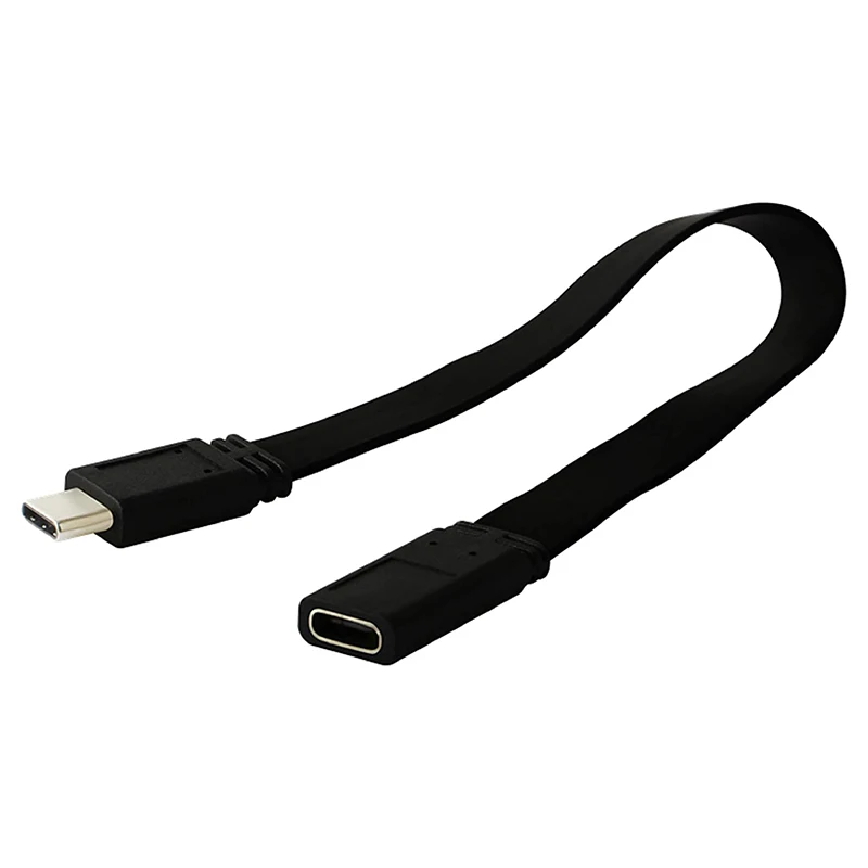 Usb C Muž a ženský predlžovací kábel krátky, USB 3.1 Gen 1 Gen 2 100W Prenos dát prenos kábla