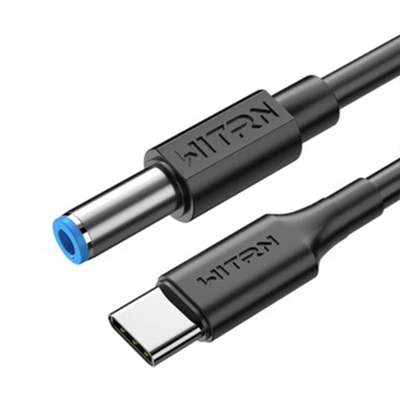 USB C PD až 9 V 12V 15V 20V 5,5x2,5 mm napájací kábel pre LED prenosný počítač smerovača