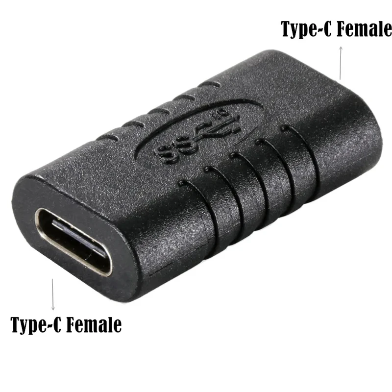 USB C Žena až ženský adaptér typ C spojka predlžovacieho konektora pre Thunderbolt 3 MacBook, Nintendo Switch, Samsung