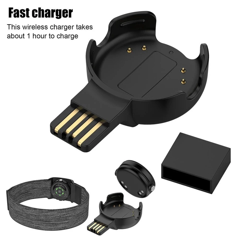 USB Cable Cradle Smart Watch Charger nabíjanie Dock pre polárne verity Sense / OH1 Smart Watch Charger