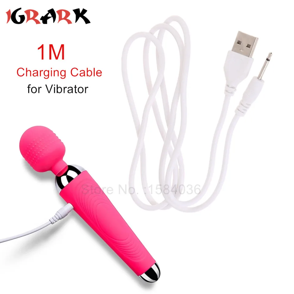 USB DC2.5 Vibrátor nabíjací kábel nabíjacie kábel pre nabíjateľné dospelé sexuálne hračky Ženy Massager Príslušenstvo Univerzálny zdroj energie