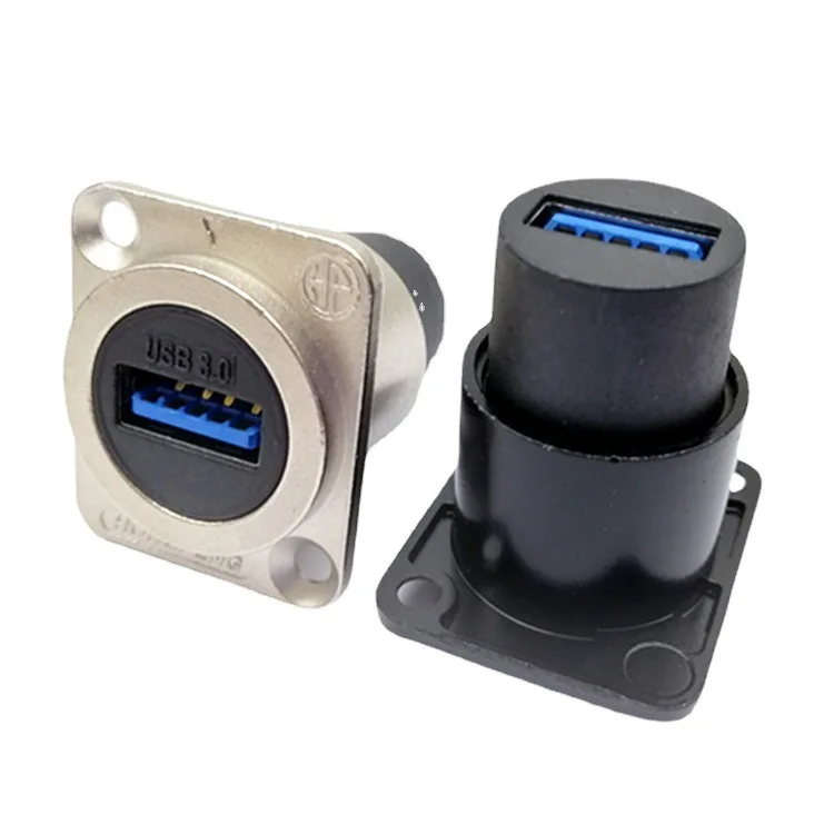 USB Dual A port Žena až žena D Modul soketu USB soket 86 nainštalovaný panel kánonu nainštalovaný 3.0 Dátový port