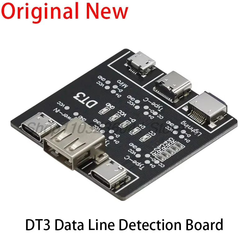 USB dátový kábel na vypnutie dosky pre detekciu Micro Type-C port DT3 USB káblový tester rýchla detekcia Rýchla detekcia ľahký odolný