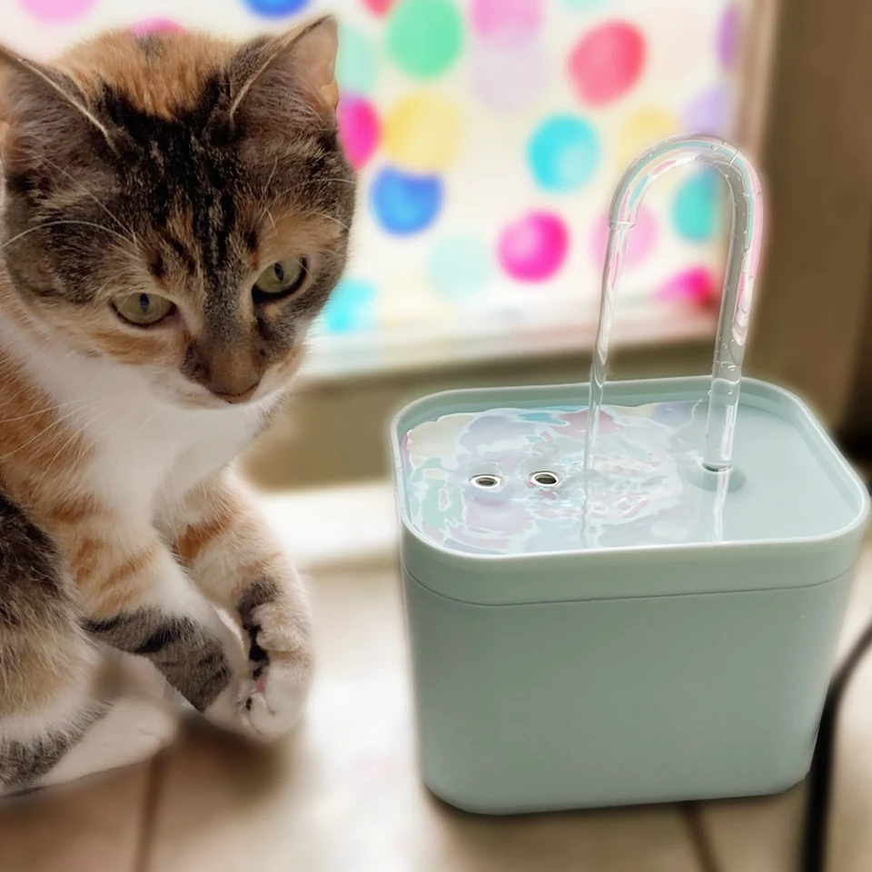 USB Electric Mute Cat Dyric Bowl Cat Water Fountain pre mačky