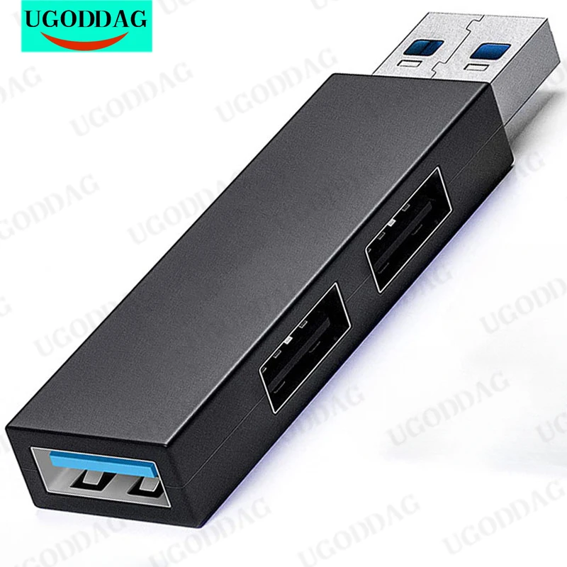 USB HUB 3.0 2.0 Multi USB Splitter 3 Ports Extensor for Windows MacBook LAPTOP OTG Adapter PC PC Computer Notebook Príslušenstvo