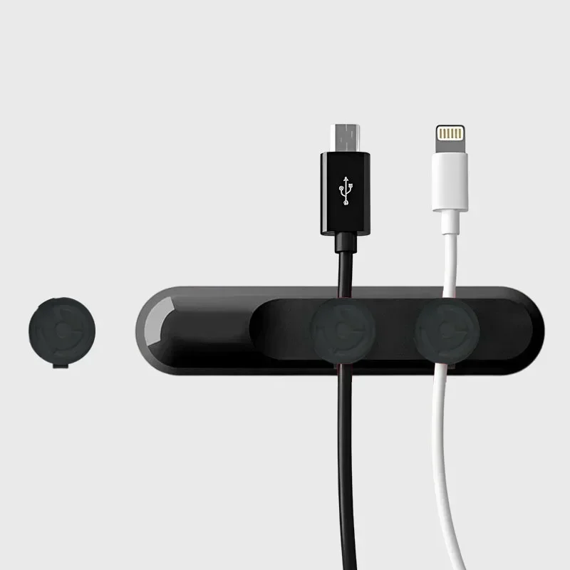 USB káblové organizátor drôt drôt silikónový kravata opravárové drôty Organizátor Organizátor Clip Organer Doliar Držiteľ telefónnych káblov