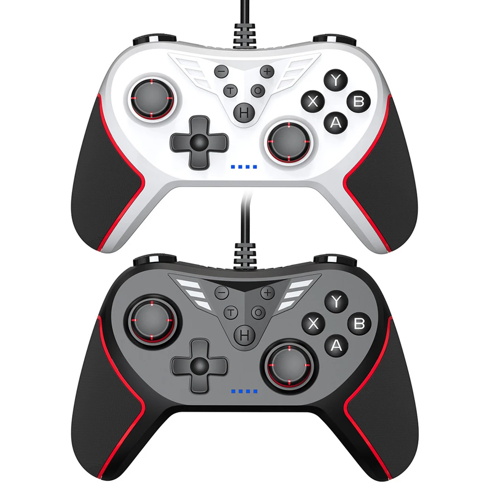 USB káblový ovládač GamePad 2M káblové gamepady Joystick Wired Game Controller pre Nintendo Switch Console PC Windows XP/7/8/10