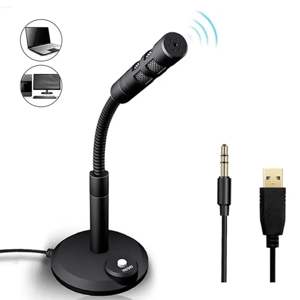 USB Microfone Desktop Computer PC Mic pre streamovanie YouTube, podcasting, herný mikrofón pre MAC Windows Audio Microfons