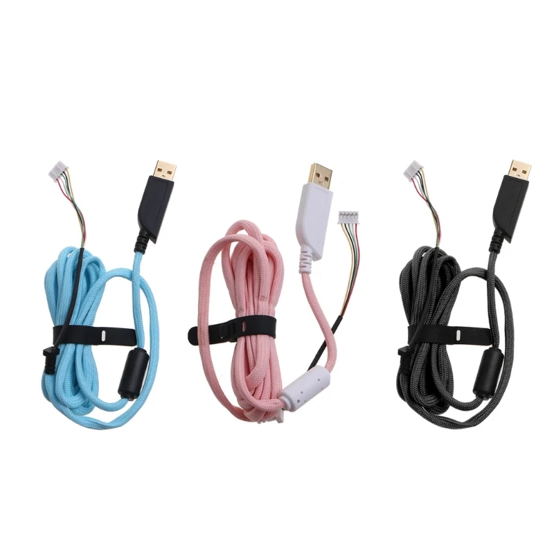 USB Mouse Cables Nylon Diver Diy Umbrella lana myši káblová čiara pre FK2 EC1-B EC1-A EC1-B FK1 ZOWIE MOSE