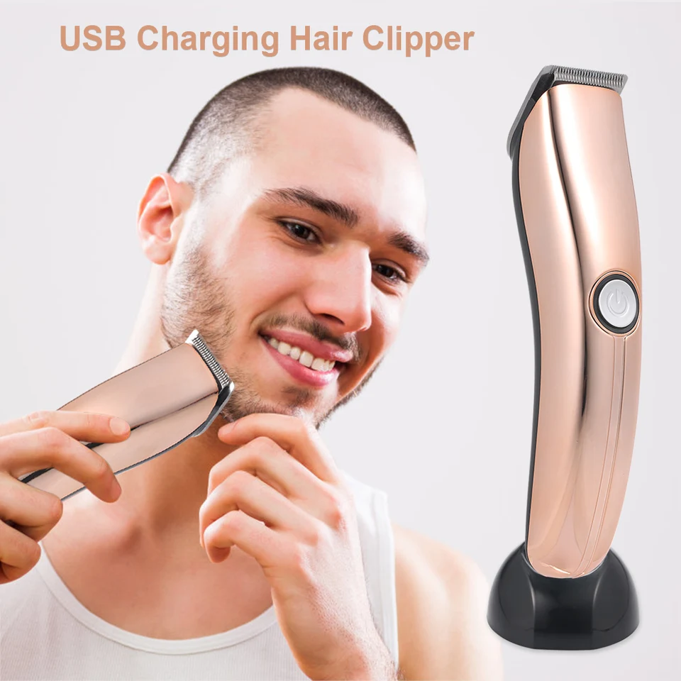 USB nabíjanie vlasov Clipper 3-6-9-12mm Sprievodca hrebeňom s vlasovými strihovými bradami hrebeň / nožnicou a rezným plášťom