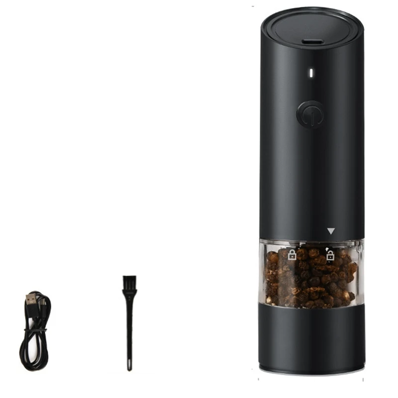 USB nabíjateľná mlynček na korenie, mlynčeka na elektrické korenie, mlynčeka pre domácnosť s morskou soľou BBQ