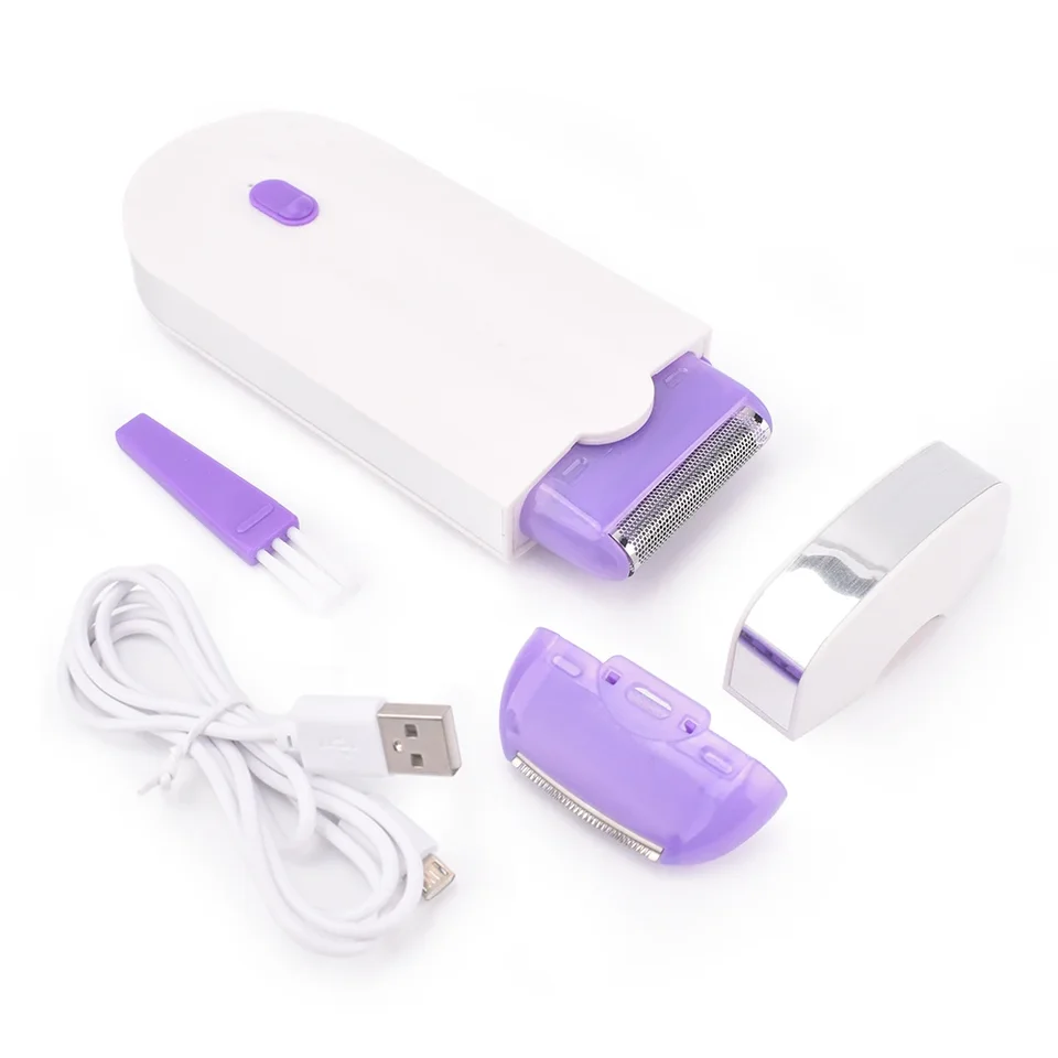 USB nabíjateľné ženy epilátor prenosné telo vlasy na vlasy Odstránenie holiaceho stroja Rotačná tvár nohy bikiny pery depilátor REMOVER Lady